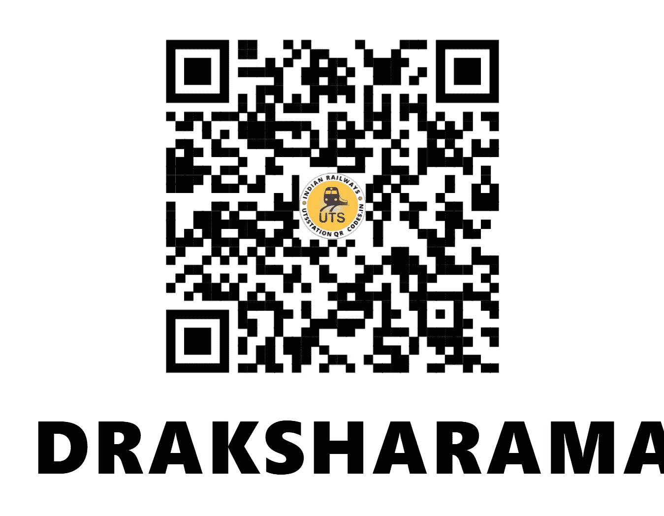 UTS QR Code for DRAKSHARAMA - DKSA (SC - ANDHRA PRADESH)